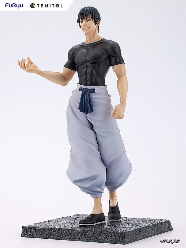 Statuette SEGA Toji Fushiguro – Jujutsu Kaisen – PVC 20 Cm, Design Transparent Bleu