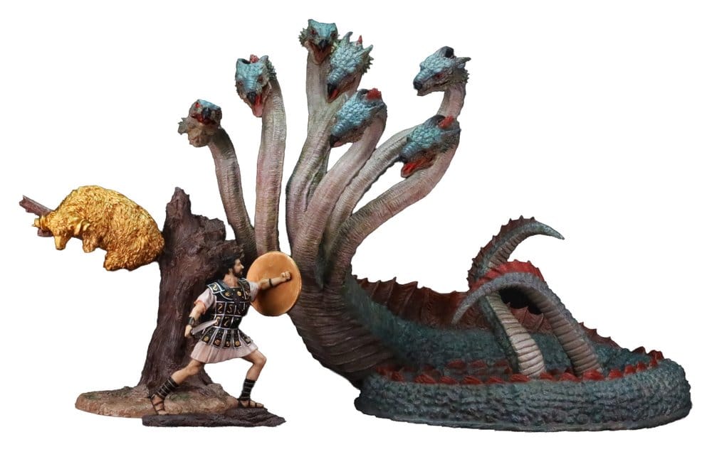 30 Rar Ray Harryhausen Painted Statue Hydra with Jason Warrior & Golden Fleece ...