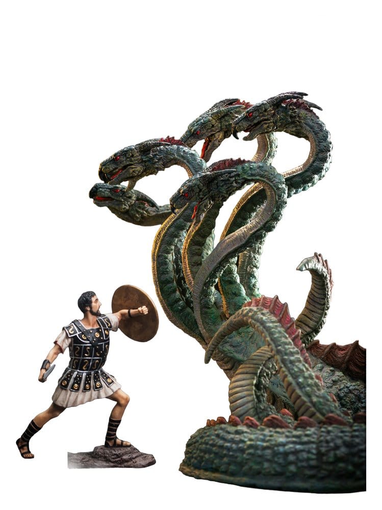 30 Rar Ray Harryhausen Painted Statue Hydra with Jason Warrior Resin Statue 30 ...