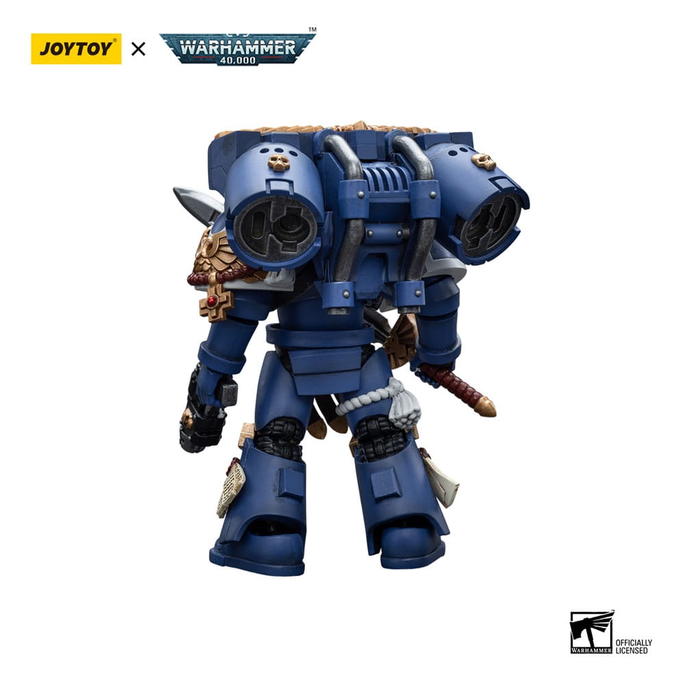 Warhammer 40k Action Figura 1/18 Ultramarines Heroes Of The Chapter Brother Veteran Sergeant Castor 12 Cm Joy Toy Cn 6973130372474